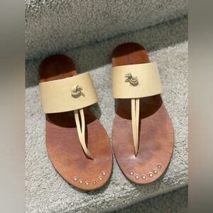 Lucky Brand Tan and Brown Sandals